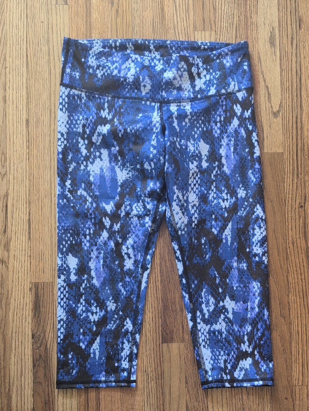 ALO Yoga Blue Black Leggings XS